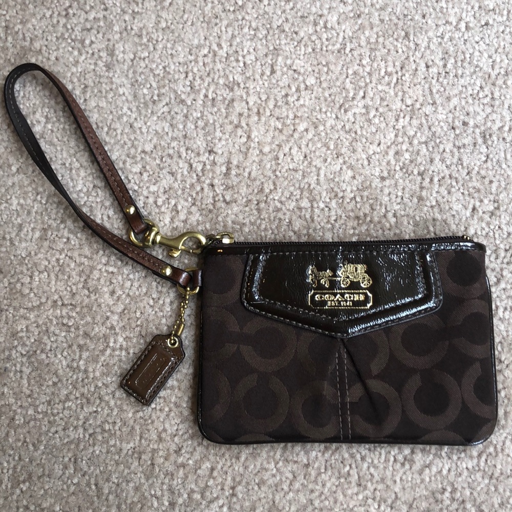Coach Zip Wristlet